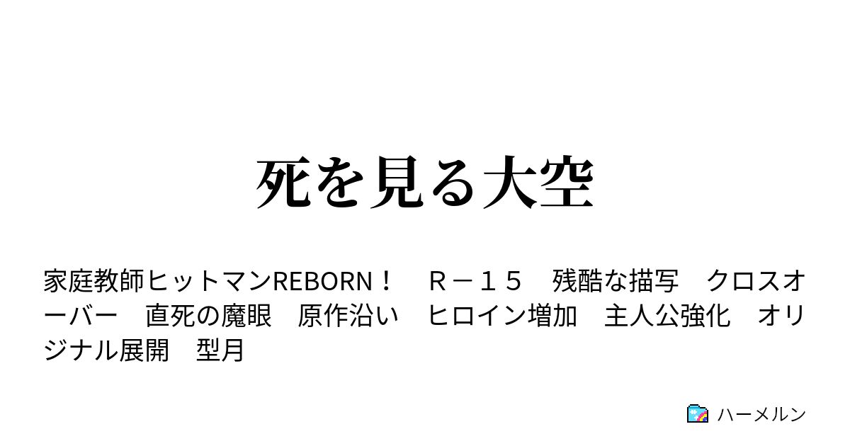 死を見る大空 死ぬ気モード ハーメルン