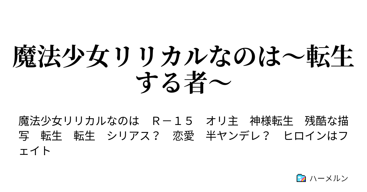 魔法少女リリカルなのは 転生する者 ハーメルン