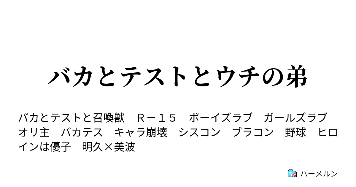 バカとテストとウチの弟 ハーメルン