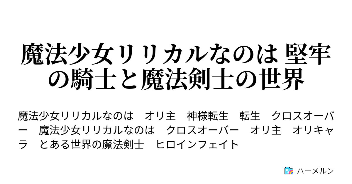 魔法少女リリカルなのは 堅牢の騎士と魔法剣士の世界 ナカジマ夫妻とナカジマ家の娘達 ハーメルン