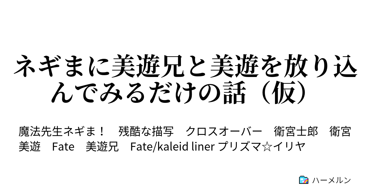 ネギまに美遊兄と美遊を放り込んでみるだけの話 仮 ハーメルン