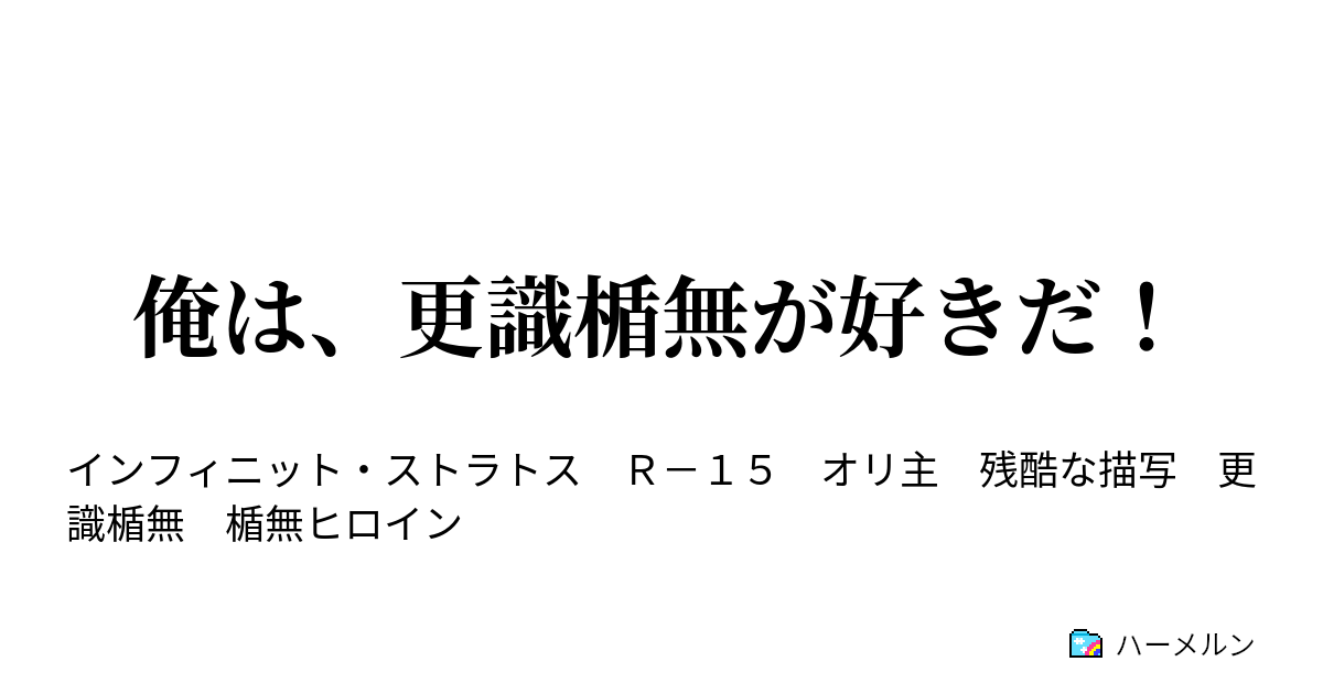 俺は 更識楯無が好きだ ハーメルン