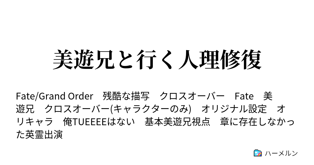 美遊兄と行く人理修復 ハーメルン