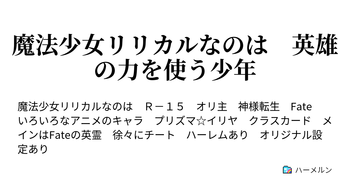 魔法少女リリカルなのは 英雄の力を使う少年 ハーメルン