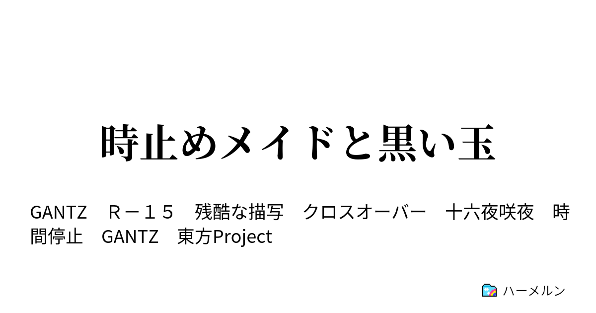 時止めメイドと黒い玉 ハーメルン