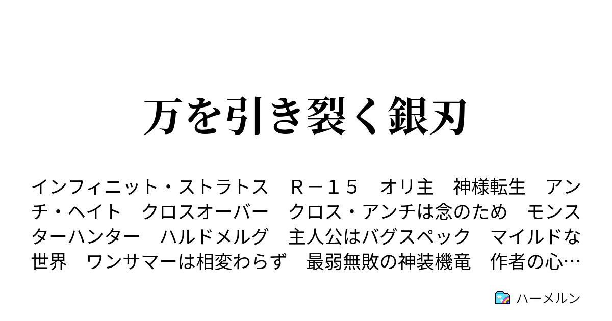 万を引き裂く銀刃 ハーメルン