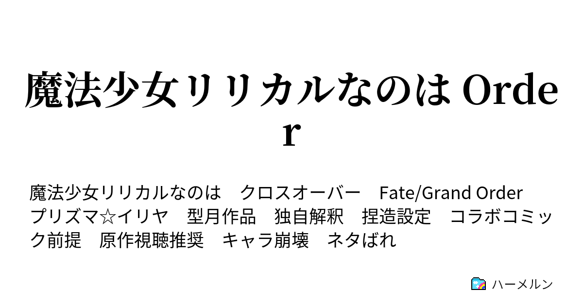 魔法少女リリカルなのは Order ハーメルン