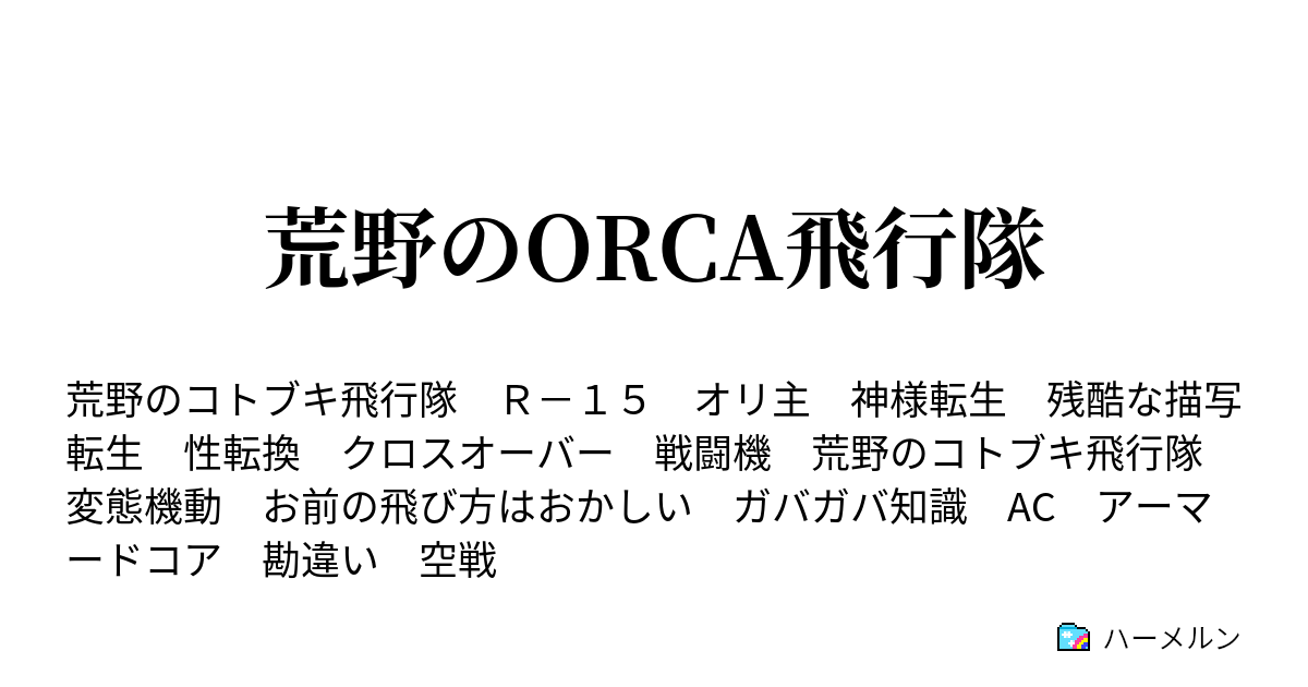 荒野のorca飛行隊 まさかの遭遇 ハーメルン