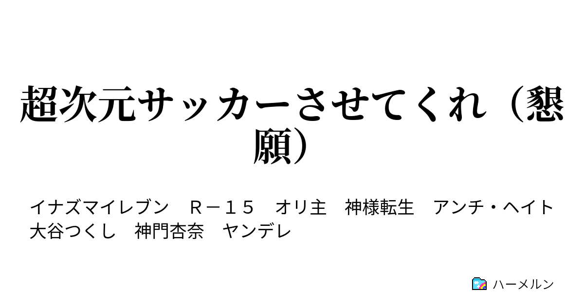 超次元サッカーさせてくれ 懇願 ハーメルン