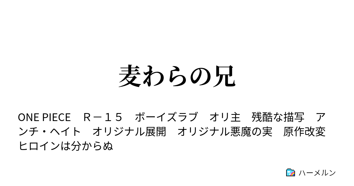 麦わらの兄 ハーメルン