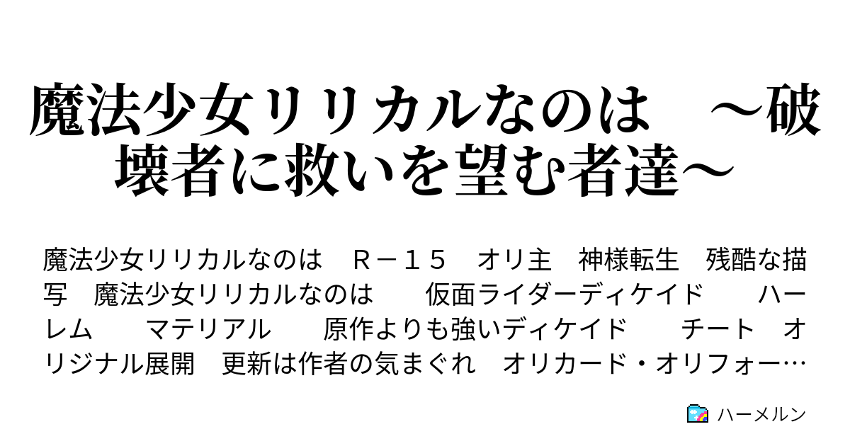 魔法少女リリカルなのは 破壊者に救いを望む者達 ハーメルン