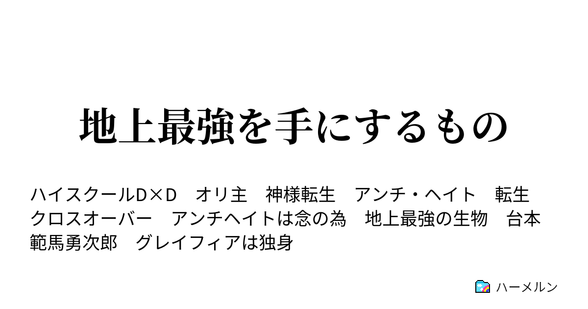 地上最強を手にするもの ハーメルン