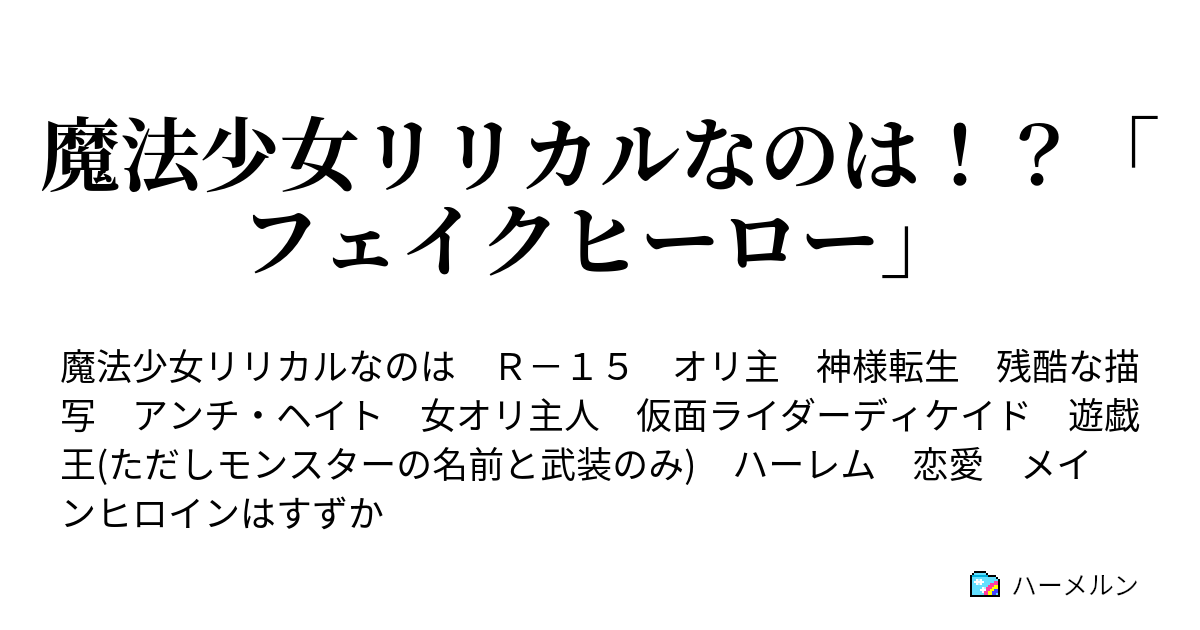 魔法少女リリカルなのは フェイクヒーロー ハーメルン