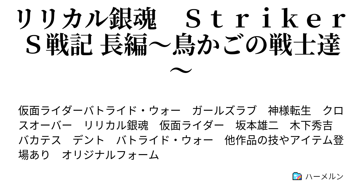 リリカル銀魂 ｓｔｒｉｋｅｒｓ戦記 長編 鳥かごの戦士達 ハーメルン