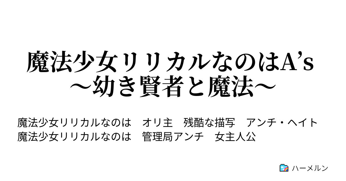 魔法少女リリカルなのはA’s ～幼き賢者と魔法～ ハーメルン