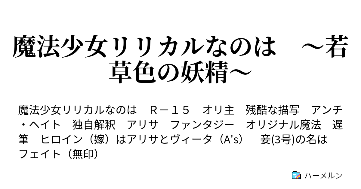 魔法少女リリカルなのは 若草色の妖精 ハーメルン