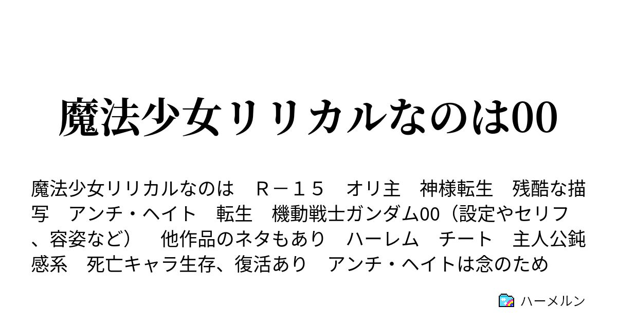魔法少女リリカルなのは00 ハーメルン