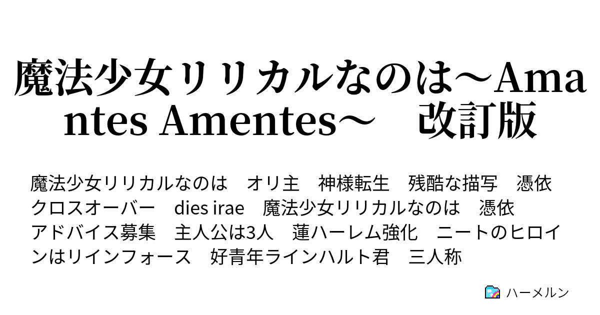 魔法少女リリカルなのは Amantes Amentes 改訂版 第話 ハーメルン