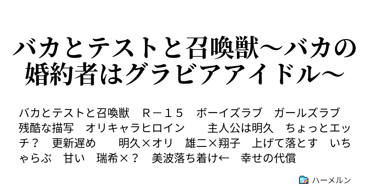 バカとテストと召喚獣 バカの婚約者はグラビアアイドル ハーメルン